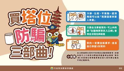 行政院消費者保護處刊登消費者保護教育宣導資訊