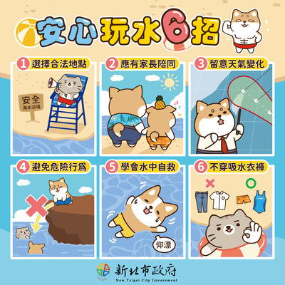 新北市水域安全教育課程-宣導相關資訊圖片